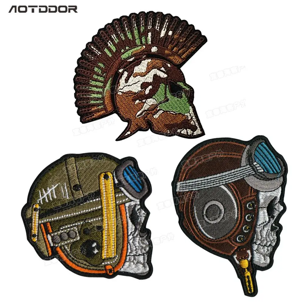 

Molon Labe Spartan Military Patch Fabric Embroidered Badges Patch Tactical Stripes Stickers for Clothes with Hook & Loop