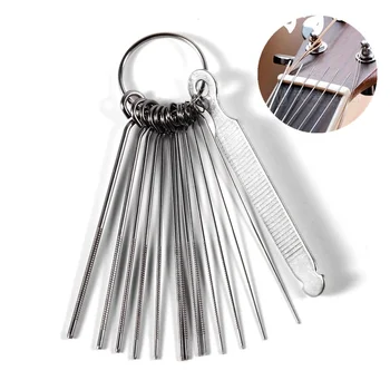 

Guitar Nut Repair Tools Luthier Tools Slotting File Saw Rods Slot Filing Set Portable DIY Luthier Replacement Accessory