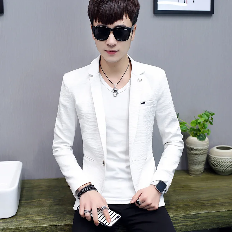 

New 2021 Arrival Men Men Blazer New Spring Fashion Brand High Quality Slim Fit Men Suit Terno Masculino Blazers