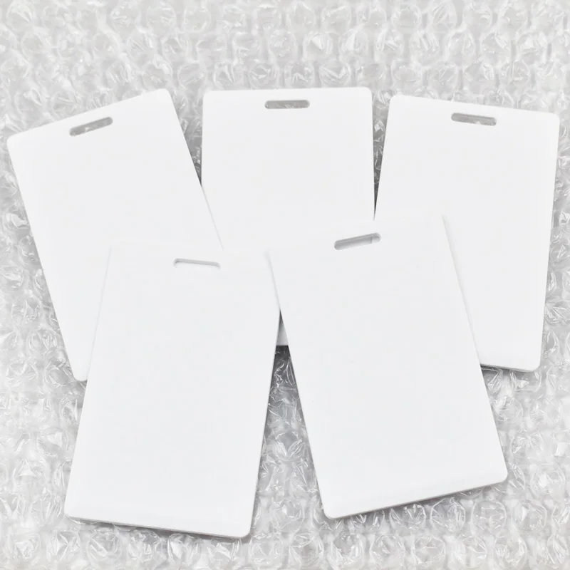 5Pcs/Lot 125Khz RFID T5577 Writable Thick Clamshell Proximity Rewritable Smart Card for Access Control 10pcs lot s50 1k chip13 56mhz rfid card 0 8mm proximity ic read and writable smart cards for access control system
