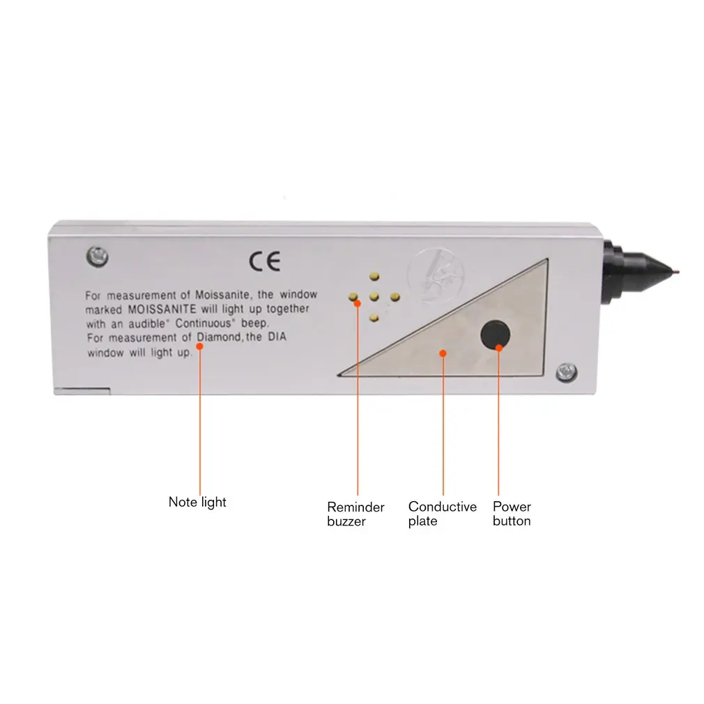 Портативный тестер Moissan инструмент теплопроводности метр Дрель Ручка твердость инструмент идентификации обнаружения аутентичный нефрит