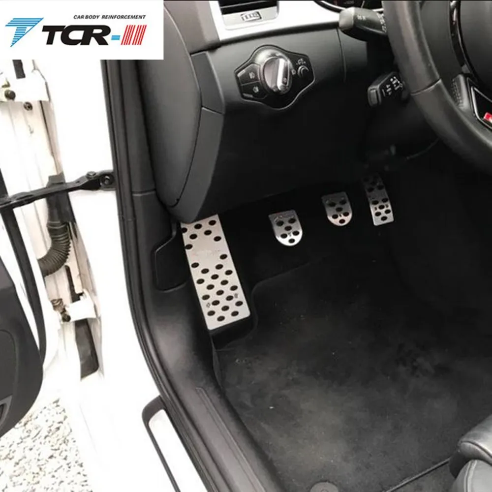 Car Accessories Car Pedals TTCR-II for Audi A4 B6 B7 B8 A5 A6 A7 A8 Q5 S4 S6 S7 SQ5 Car Accessories AT/MT Accelerator Brake Clutch Pedal Pad Pedales Alloy