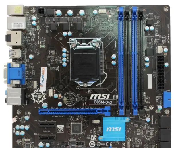 Оригинальная материнская плата MSI B85M G43 LGA 1150 DDR3 поддерживает E3 1230 V3 4570 десктопная