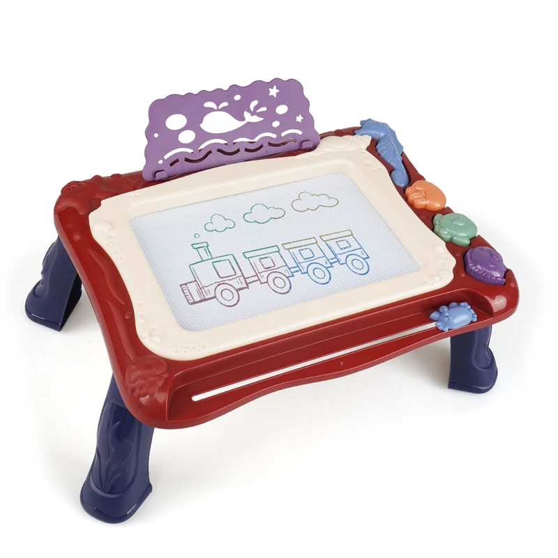 Tableta de dibujo magnética multifunción de gran tamaño para niños y niñas, escritorio, juguetes, suministros de pintura, juegos, mesa de pintura educativa, juguete