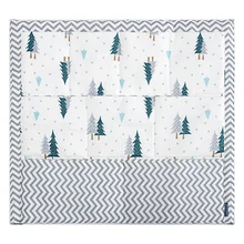 Сумка для хранения многослойная многофункциональная 60*50 см висячая мультипликационная мульти-карманы кроватный Органайзер Детские принадлежности кроватка