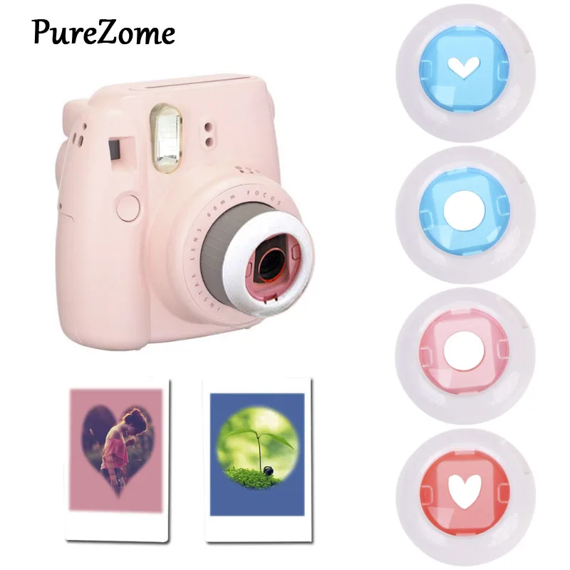 Комплект цветных фильтров для объектива Fujifilm Instax Mini 7S/8/8 + 4 шт.|Фотофильтры