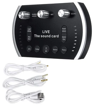 

Sound Card USB o Interface External Internet Live Streaming Musik Live Applicable or Recording Microphone Anchor