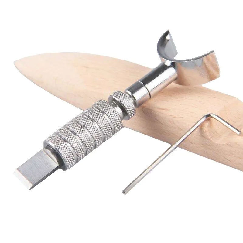 

New Stainless Steel 360 Degrees Rotating Leather Engraving Knife DIY Tanned Trenching Device Craft Carving Cutting Tools