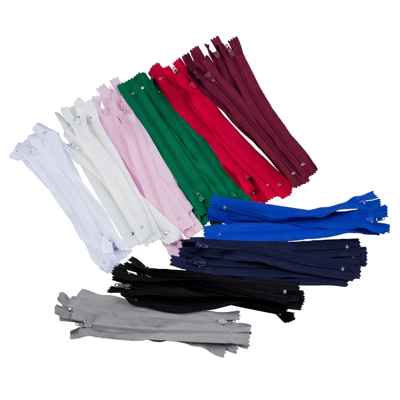 Прибл. 50 шт./лот нейлоновые молнии-7 дюймов