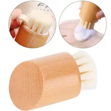 Буковая щетка для чистки лица лицо поры глубокое очищение Отшелушивающий массаж щетка деревянная щетка для чистки лица мягкая щетка для волос Горячая Распродажа