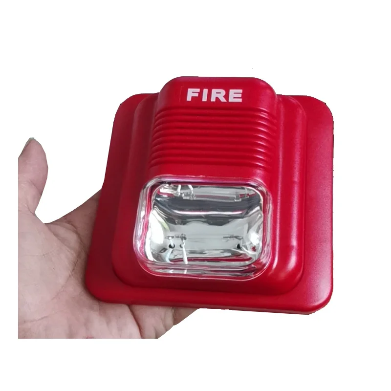 24V Emergency Alarm Wired Siren White LED Flash Light Sound and Flashing Ambulance Speaker Security EAS | Безопасность и защита