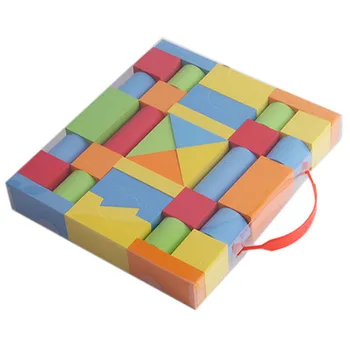 

30/38PCS Hot Selling EVA Safe Children Building Brick Block Foam Construction Soft Toy Kid Kids Intelligence Exercise Assembled