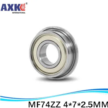 SMF74ZZ F674 FL74ZZ шарикоподшипник из нержавеющей стали 440C 4*7*8,2*2,5*0,6 мм Миниатюрный подшипник с фланцем