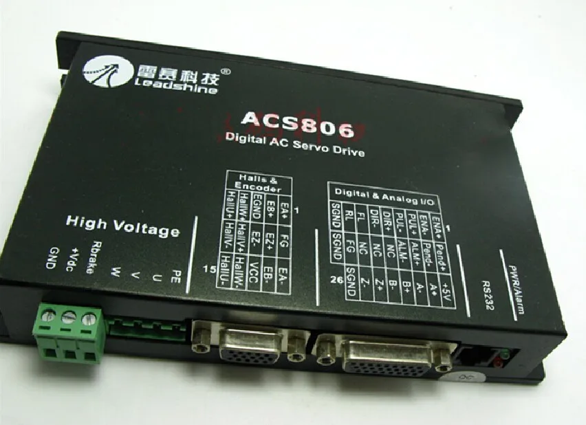 CNC бесщеточный привод сервопривод Комплект(Серводвигатель ACS806+ 400 Вт AC Серводвигатель