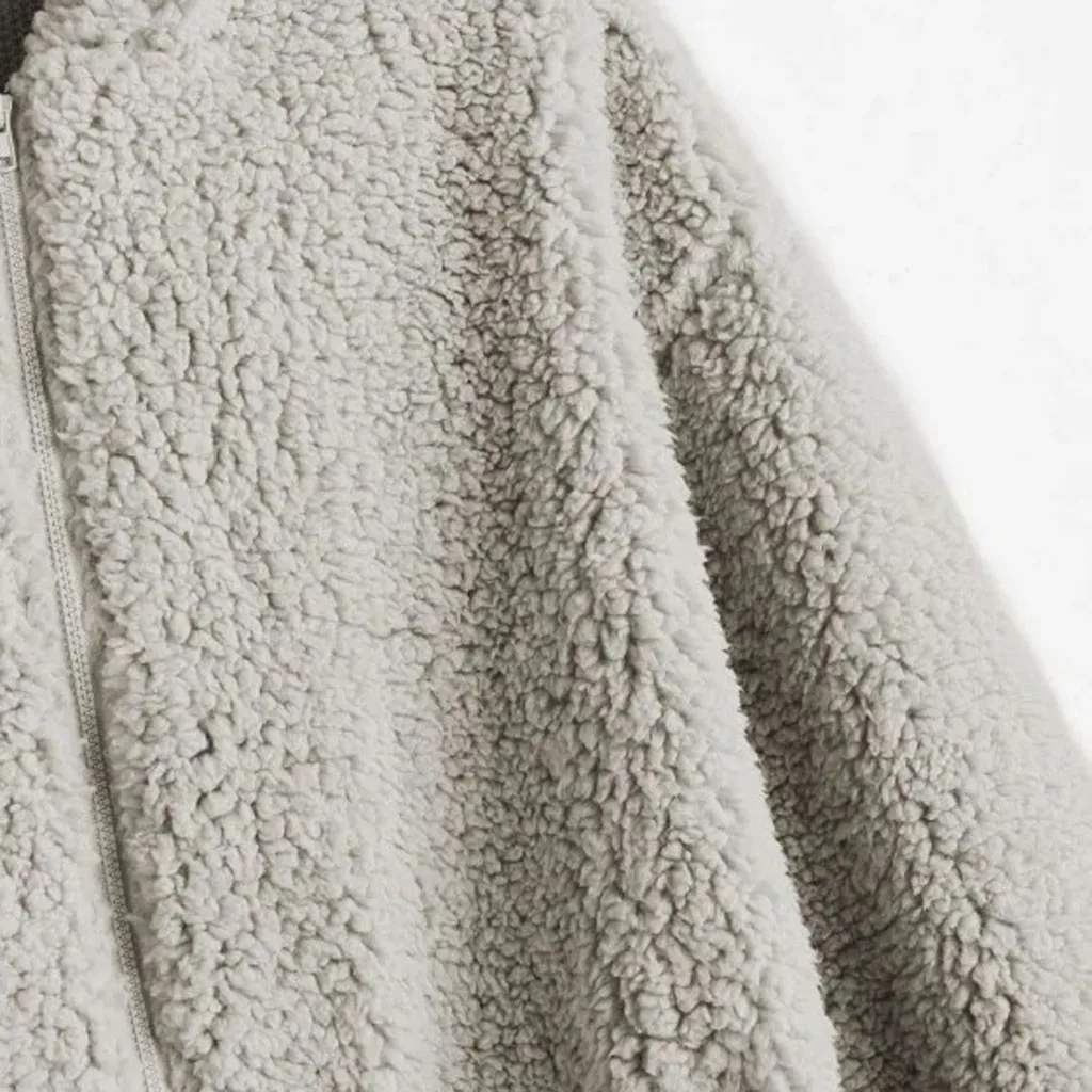 Женская толстовка, Женский Зимний пуловер Харадзюку на молнии, свободные женские толстовки, толстовка, Женская плюшевая толстовка, Корейская толстовка 927