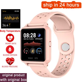 

P29 Smart Watch IP67 Waterproof Bluetooth Smartwatch Sports Weather Forecast Heart Rate Steps Body Thermometer vs P8