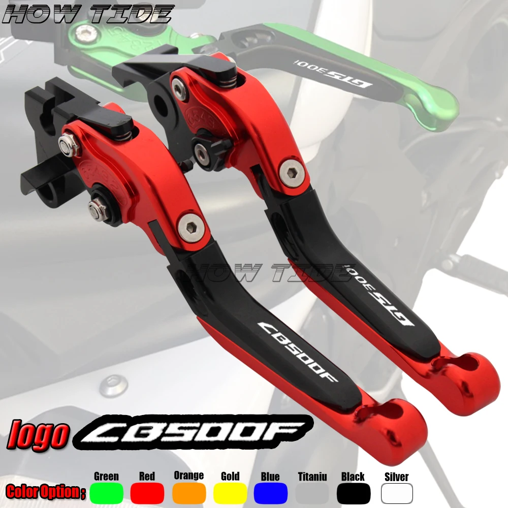

Motorcycle CNC Adjustable Foldable Brake Clutch Lever Handle Grips For Honda CBR500R CB500F CB500X CBR CB 500 R F X 2013-2018