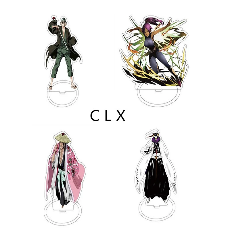 Japan Anime Figure Cosplay Bleach Urahara Kisuke Shihouin Yoruichi Acrylic Stand Model Standing Fans Collect Prop Key Chains Aliexpress