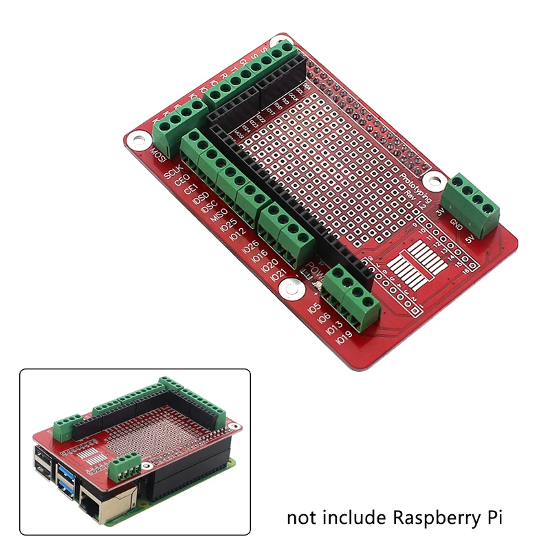 Raspberry Pi 4B/3B+/3B прототипирование REV 1,2 прототип модуль разработки GPIO Плата расширения для Raspberry Pi 4 Модель B