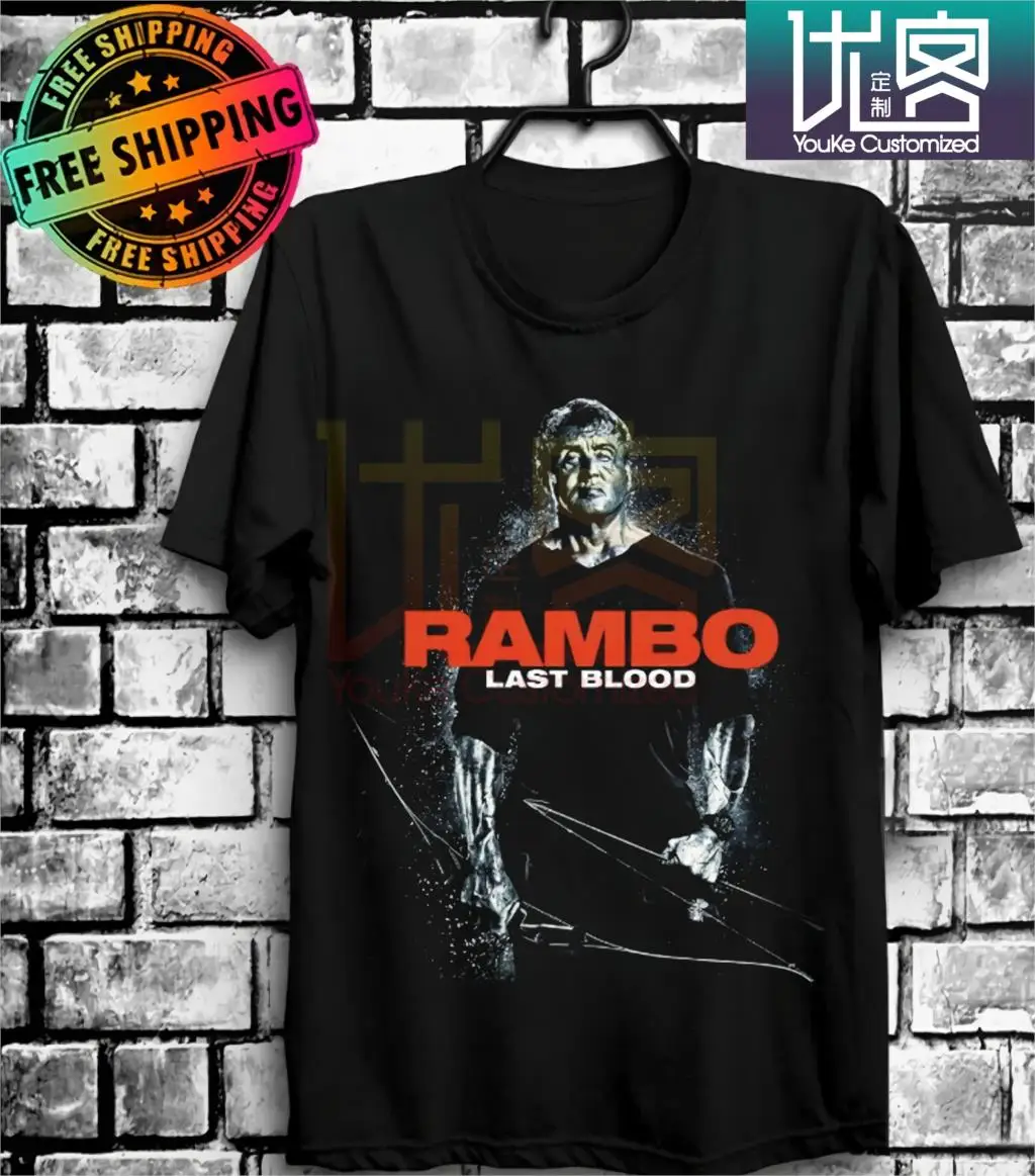 

FREESHIP RAMBO LAST BLOOD MOVIE T-SHIRT UNISEX STALLONE FIGHT CULT COTTON S-6XL