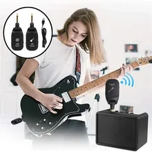 

Wireless Guitar System Built-In Rechargeable Receiver Instrument Transmitter Built-In Rechargeable Lithium Battery Micro-USB