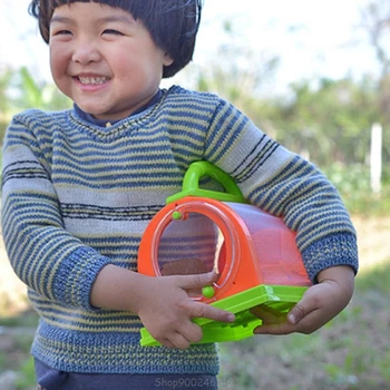 

Insect Box Children Observation Portable Pet Feeding Cage Plastic Insects Watching Experiment Boxes S12 20 Dropship