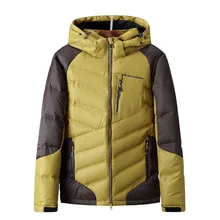 Брендовая мужская куртка-пуховик в стиле пэчворк, модное толстое белое пуховое пальто doudoune hiver homme Casaco Masculino