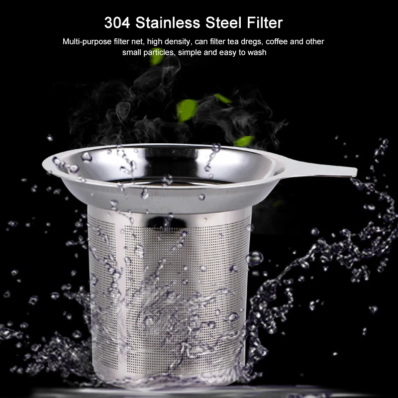 

Multi-purpose Filter Net Reusable Stainless Steel Mesh Tea Strainer Teapot Tea Leaf Filter Tea Bag Holder Infusers