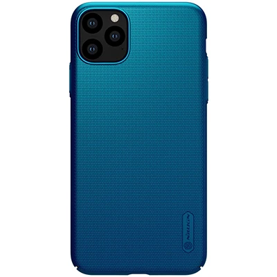 Чехол для iphone 11 Pro Max NILLKIN Супер Матовый чехол-накладка для iphone 11 - Цвет: Peacock blue