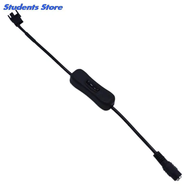 12V медный DC 5521 к 4Pin компьютер PWM ПК маршрутизатор вентилятор питания Swith кабель