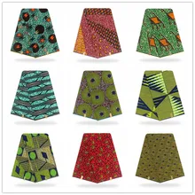 Африканская батик, восковая ткань, пагне, воск, Анкара, восковая ткань, Африканский воск, принты золотого цвета, тонкая ткань, 6 ярдов, для шитья свадебного платья