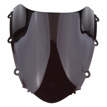 

Motorcycle Large 40 x 35cm Windshield for Honda CBR1000RR 2004-2007 Black/Clear