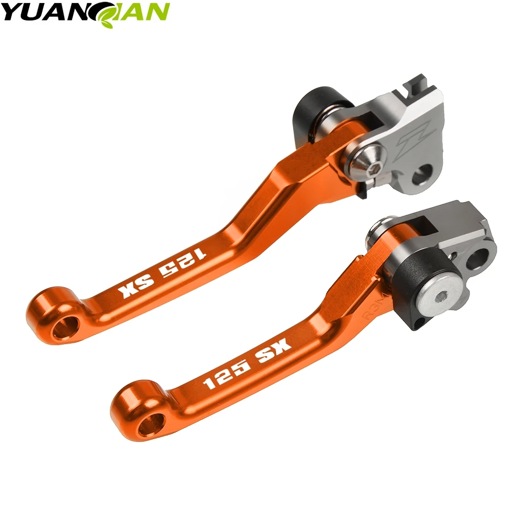 Мотоцикл грязи Pivot велосипед для KTM 125SX 125 SX 2005-2008 2009-2013-- CNC Тормозные Рычаги Сцепления запчасти для питбайк - Цвет: orange