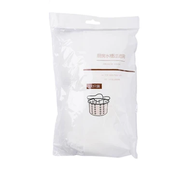 

100x New Kitchen Sink Filter Mesh Basin Residue Garbage Bag For Shower Filter Portable Filter Garbage Bag