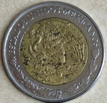 

25mm Mexico ,100% Real Genuine Comemorative Coin,Original Collection