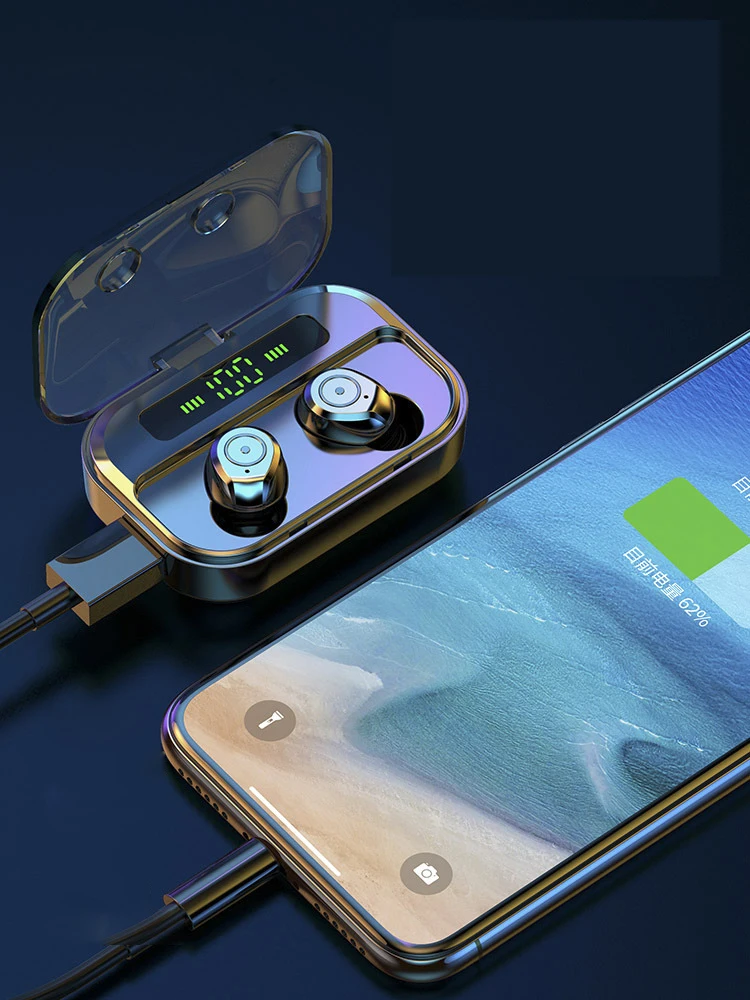BlueTooth Earphone Tws Earbuds Headset Bluetooth 5.1 Touch Digital Display Wireless Headphones M7s M7 X7 Bluetooth headset