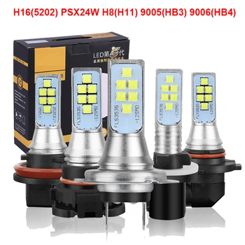 

2Pcs H8 H11 HB4 HB3 H27 Led Bulb For VW Passat B5 B6 Polo Golf 4 5 Chevrolet Cruze Lada Granta RAM Jeep Car Fog Light Day Lamp