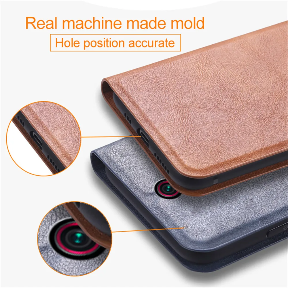 Кожаный чехол-книжка в стиле ретро для Xiaomi Redmi 8A, чехол-накладка, авто Магнитный Redmi 8A, силиконовая задняя крышка с подставкой, Винтажный чехол для телефона