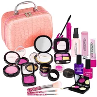 DIY Pretend Play Make Up Set Simulation Cosmetics House Handbag Educational Toys Gifts For Children Girls Kids 2