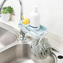 Adjustable Drain Rack Water Faucet Sink Sponge Soap Rag Storage Shelf Holder Home Kitchen Tool Bathroom Accessories_WK