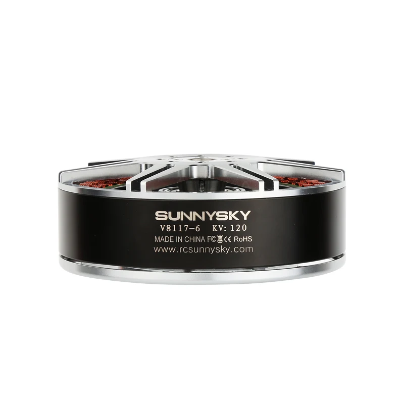 SunnySky 90KV 100KV 120KV высокоэффективный бесщеточный мотор V8117 для FPV Mulit-Rotor Квадрокоптер RC дроны аксессуары