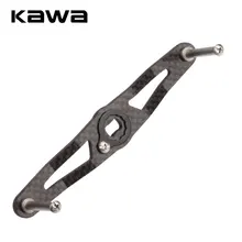 KAWA Рыболовная катушка ручка из углеродного волокна ручка для Abu Daiwa катушка Shimano аксессуар отверстие размер 8x5/7x4 мм длина 115 мм