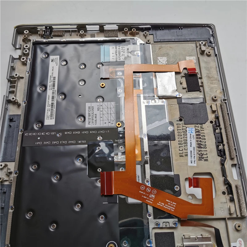 Для lenovo ThinkPad X1 Carbon 5th 20HR 20HQ 20K4 20K3 палмрест с американской клавиатурой рамка верхний чехол FP серебристый