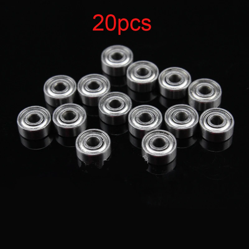 

20PCS Metal 620 Bearing 6mm Chassis Bearing 2*6*2.5mm Dustproof Ball Bearings for RC Tamiya Mini 4WD Racing Car DIY Acc