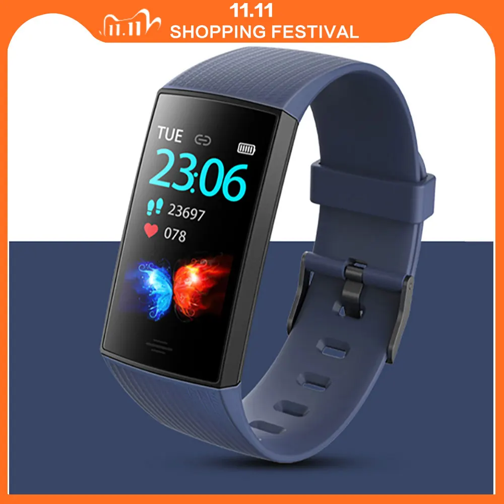 

2020 Newest Men Women Wristband Smart Bracelet Heart-Rate Blood-Pressure Blood-oxygen Monitor Fitness-Tracker Sports Smart Watch