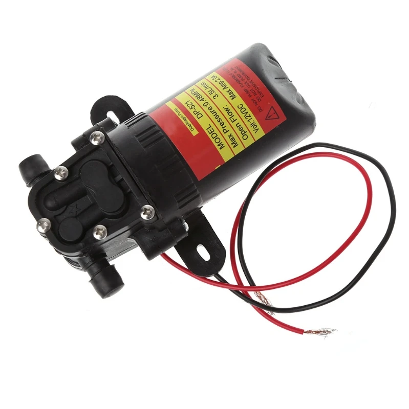 

DC 12V 3.5L/Min 0.48MPa 70 PSI Diaphragm High Pressure Self Priming Water Pump