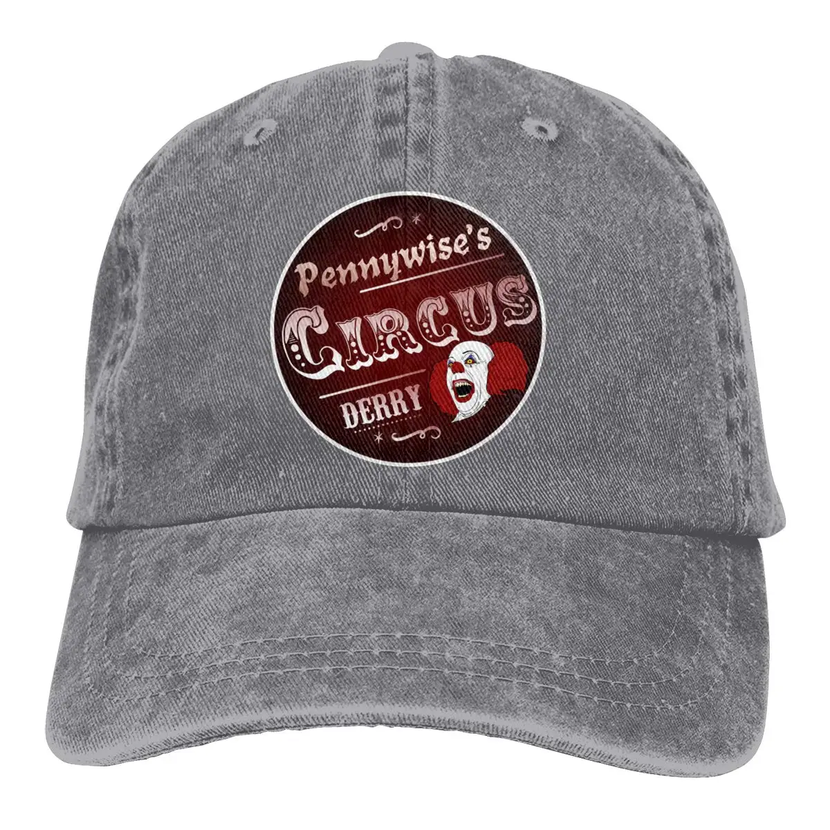 Нейтральная Регулируемая бейсболка с изображением цирка клоуна