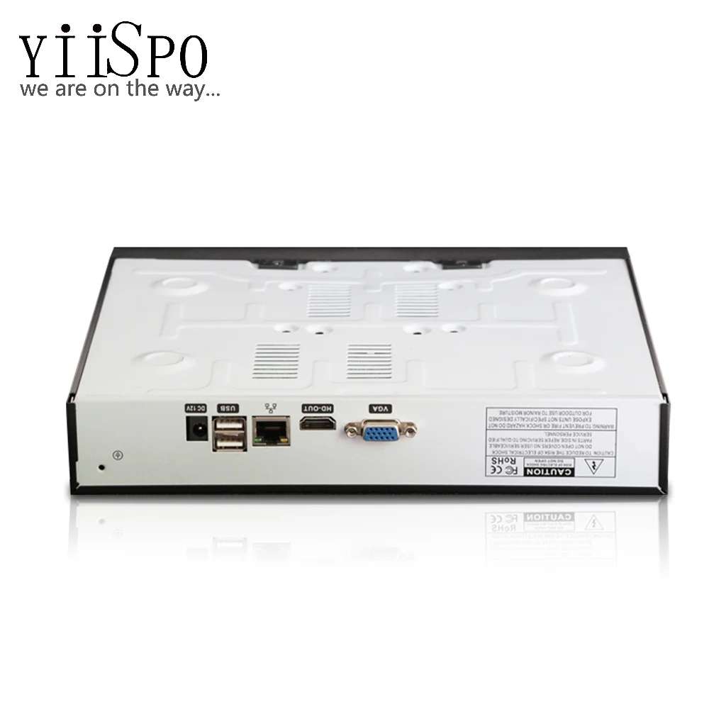 Yispo 1080P 4CH CCTV NVR для ip-камеры Обнаружение движения Onvif H.264 HDMI выход P2P 2.0MP HD NVR CCTV телефон вид Xmeye