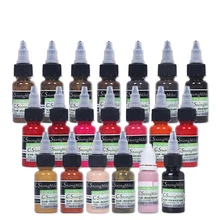 Pigmentos микроблейдинг макияж татуировки чернила пигмент 15 мл/бутылка для бровей губ макияж татуировки цвет поставки