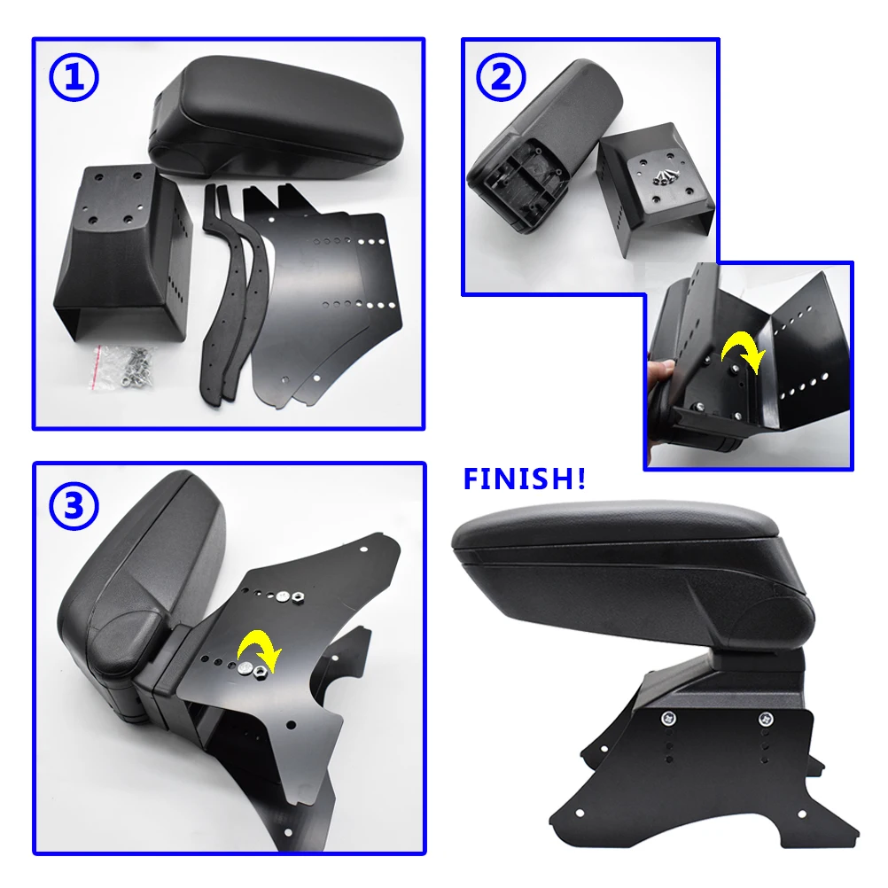 Dytabepl Reposabrazos De Asiento De Coche Universal Ajustable Para Autocaravana RV Piezas De Coche Lado Izquierdo